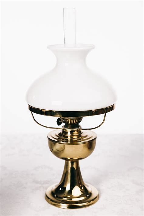 Antique Brass Kerosene Lamp From Sweden Early 1900s MÖbler