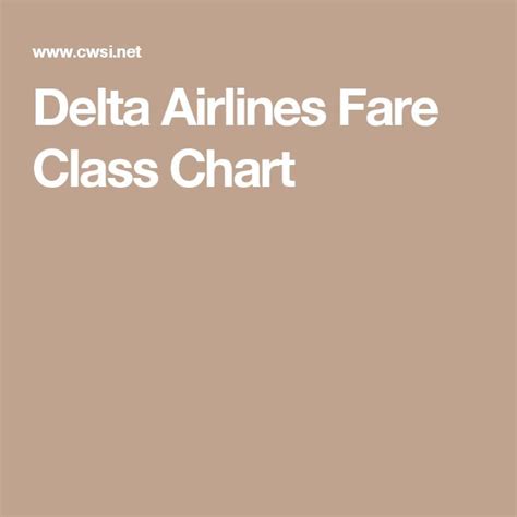 Delta Airlines Fare Class Chart Delta Airlines Delta Airlines