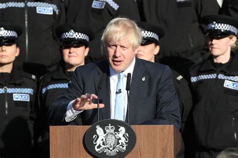 Police Chief Criticises Boris Johnson For Using Officers As Backdrop To Speech Wales Online