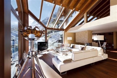 5 Star Luxury Mountain Home With An Amazing Interiors In Swiss Alps