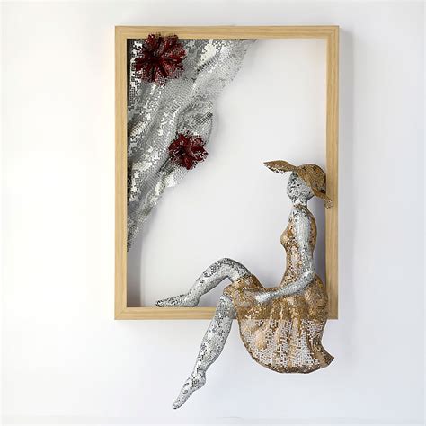 Buy inspirational metal prints from our community of independent artists. Metal Wall Art - NUNTCHI | Wire Mesh Sculptures