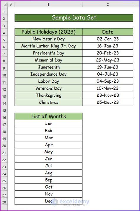 How To Make An Interactive Calendar In Excel 2 Easy Ways