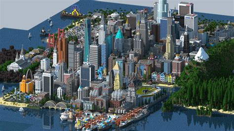 Another Render Of My City Build Rminecraft