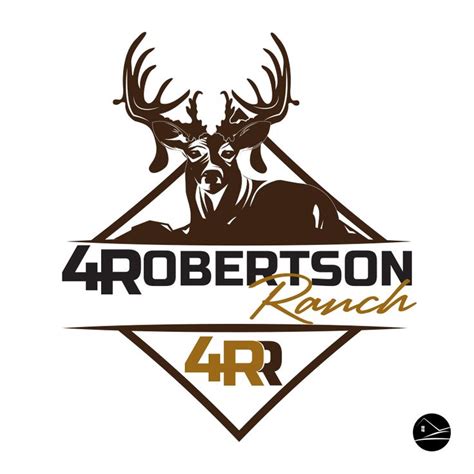 Trophy Whitetail Deer Hunting Ranch Logo Design