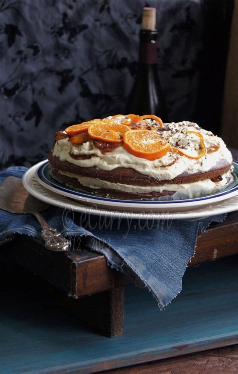 Caramelized Orange And Chocolate Layer Cake By Ecurry Chocolate Layer