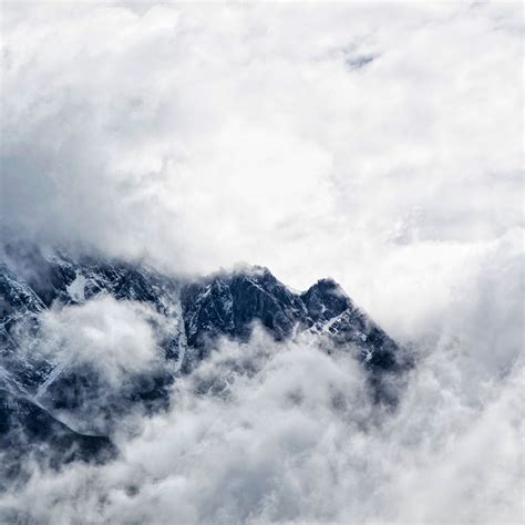 Mountains Clouds Fog 2780x2780