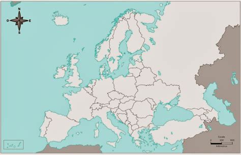 Información e imágenes con mapas de Europa fisico político y para