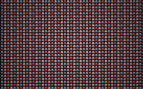 Minimalism Digital Art Pac Man Video Games Pixel Art Pixels