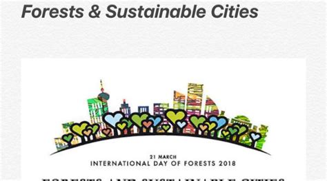 International Day Of Forests 2018 Theme Forests And Sustainable