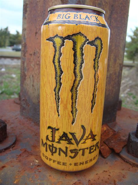 Big Black Java Monster Monster Energy Drink Logo Energy Drink Can
