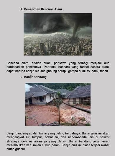 4 Contoh Kliping Bencana Alam Di Indonesia Dan Contohnya Banjir