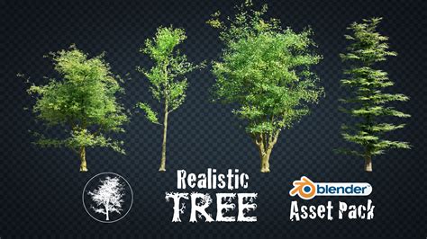 Realistic Tree Asset Pack Blender Market