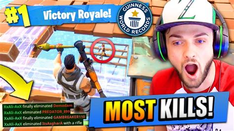 This is not the official page! Ali-A's MOST KILLS on Fortnite: Battle Royale! (NEW ...