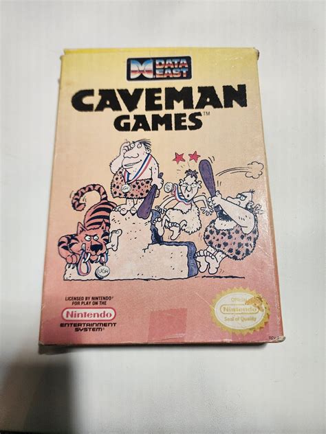 Caveman Games Nes 1990 With Box No Sleeve Or Manual 13252002173 Ebay