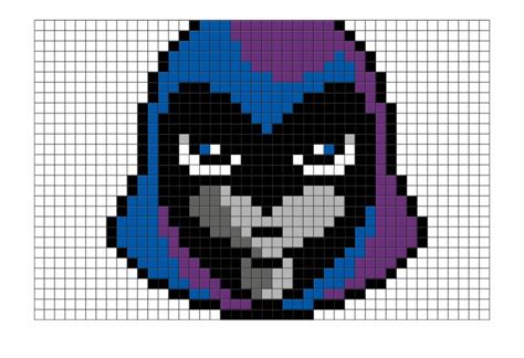 Images Of Anime Girl Pixel Art Grid