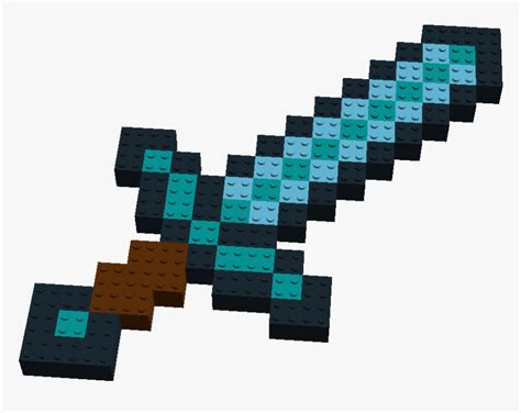 Diamond Sword Enchanted Transparent Png Minecraft Free For Personal
