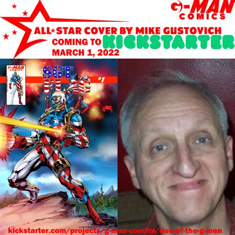 G Man Comics Returns With A Mike Gustovich Cover First Comics News