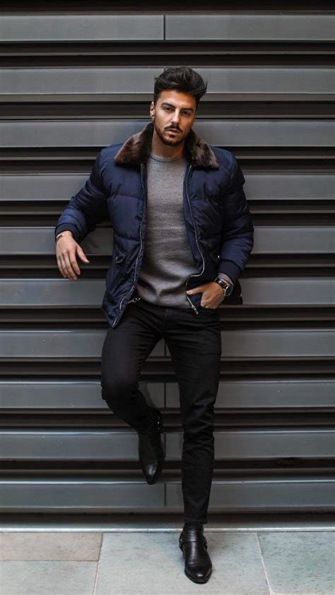 5 Stylish Winter Outfits For Men Winter Outfits Men Smart Casual