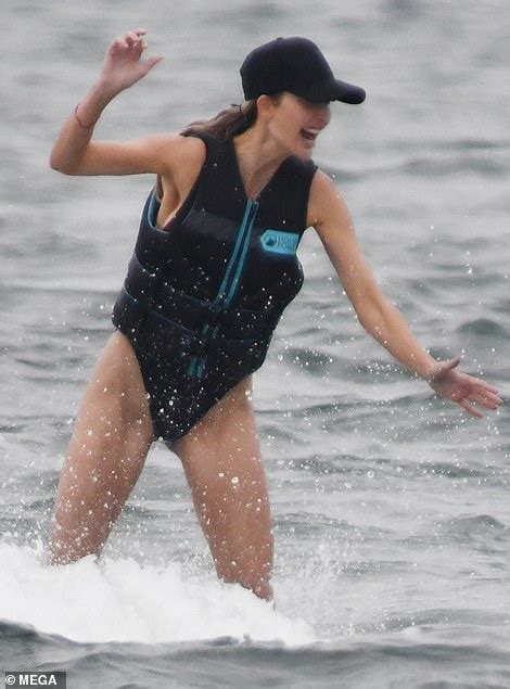 Ivanka Trump Wears High Cut Swimsuit As She Goes Wakeboarding In Miami