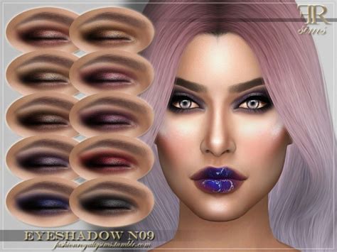 The Sims Resource Eyeshadow N09 By Fashionroyaltysims • Sims 4 Downloads