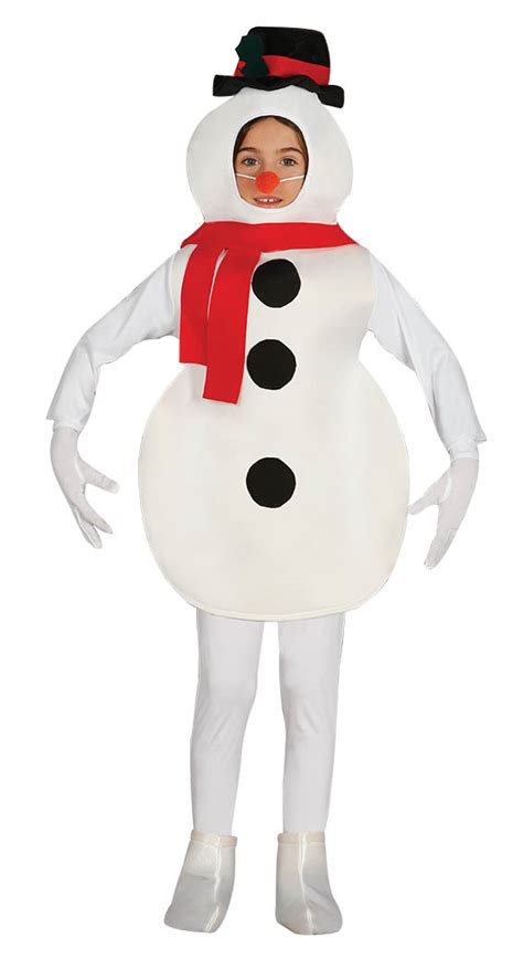 Kids Snowman Fancy Dress Costume Nativity Costumes Mega Fancy Dress
