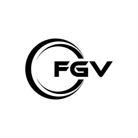 FGV Letter Logo Design In Illustration Vector Logo Calligraphy