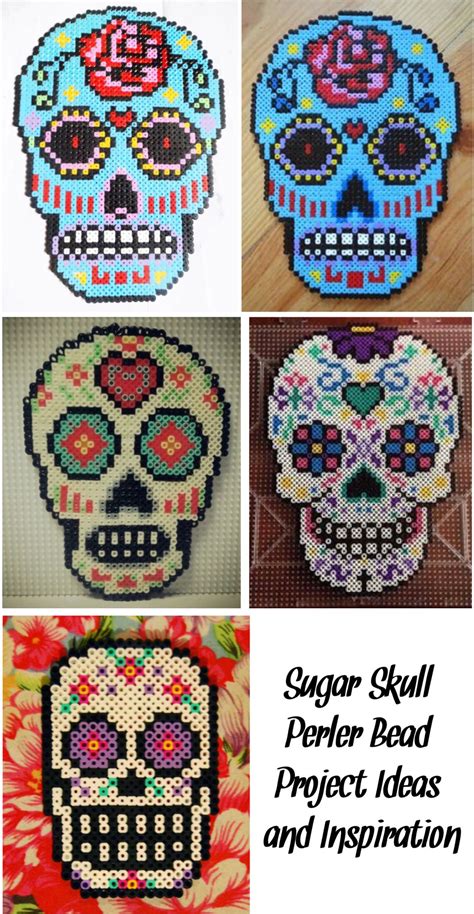 This tool allows you to upload a photo or other image and specify certain aspects of your finished work, such as what size pegboard you want to use, if you're using regular or mini perler beads, and how big you want the pattern to be (number of panels). ('Sugar Skull Perler Bead Project Ideas and Inspiration ...