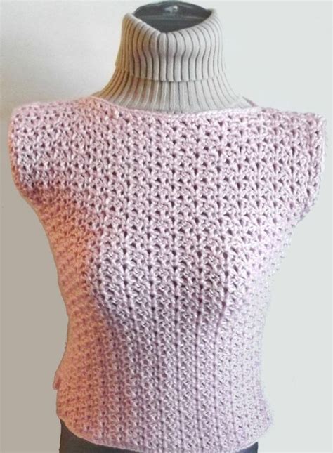 This orange blossom crochet blanket is a free pattern and the lacy edging and vintage look and feel ensure it will be a treasured piece. Free Blossom Stitch Summer Tank Crochet Pattern by (With ...