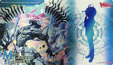 Cardfight Vanguard Preorder Playmat My Glorious Justice Blue Storm
