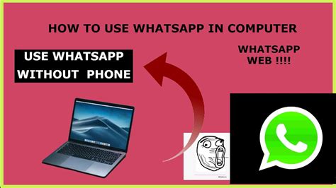 How To Use Whatsapp In Computer Use Whatsapp Without Mobile Krish