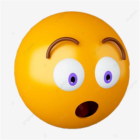 Surprised Emoji Clipart Transparent Png Hd Surprised 3d Emoji