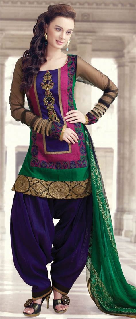 Punjabi Suits Latest Indian Patiala Salwar Kameez Designs By Dikhawa Online Shopping