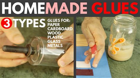 How To Make Glue At Home Homemade Glues Dartofscience Youtube