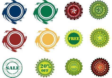 Stickers Vector Set Download Free Vector Art Stock Graphics And Images
