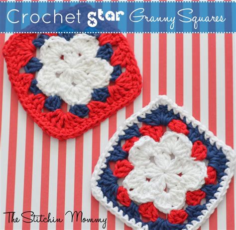 Crochet Star Granny Square ~ Free Crochet Pattern