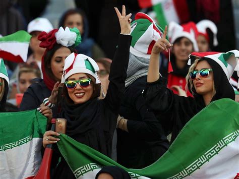 Pictures Iran Women Attend Fifa Football Game For First Time In