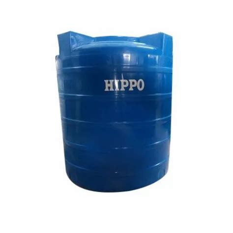 Virgin Plastic 1000l Blue Hippo Triple Layered Water Storage Tank At Rs