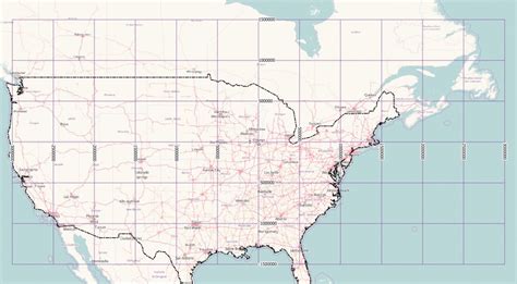 Printable Us Map With Latitude And Longitude Printable Us Maps Images
