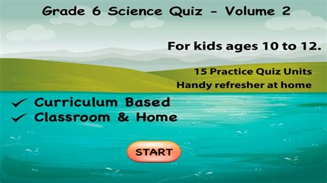 6th Grade Science Quiz 2 Practice Worksheets For Home Use And In