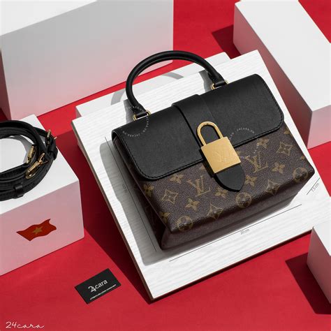 Louis Vuitton Locky Bb Monogram Canvas Coquelicot Handbag 24cara