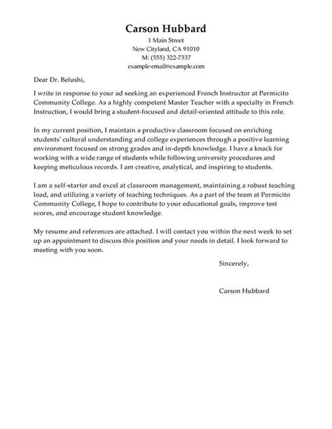 Your teacher aide cover letter should be brief and highlight some of your skills, experiences and accomplishments that are most relevant to the job. Letter Of Interest Teacher | Letter to teacher, Teacher cover letter example, Cover letter teacher