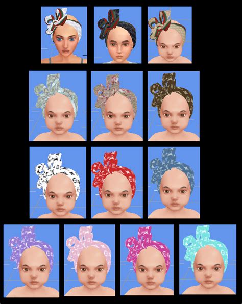 Sims 4 Headband Gucci And Lv Recolors For All Bebe Brillit