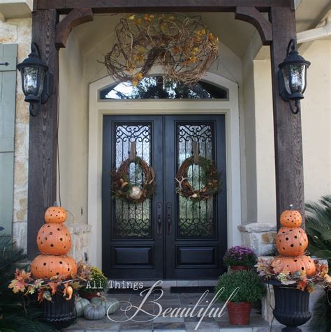 All Things Beautiful Fall Wreath Porch Decor Porch Decorating