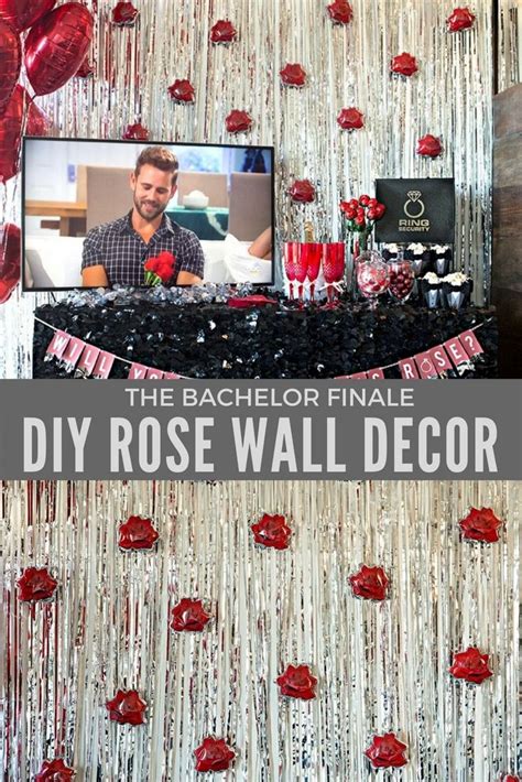 Self care and ideas to help you live a healthier, happier life. Make this simple rose backdrop for your own Bachelor Finale Watch Party. Jen from @sturquoisebl ...