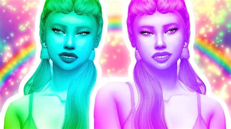 Solid Color Cas Challenge 🌈 The Sims 4 Youtube