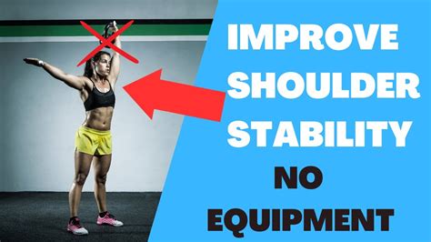 Improve Shoulder Stability At Home No Equipment Required Youtube