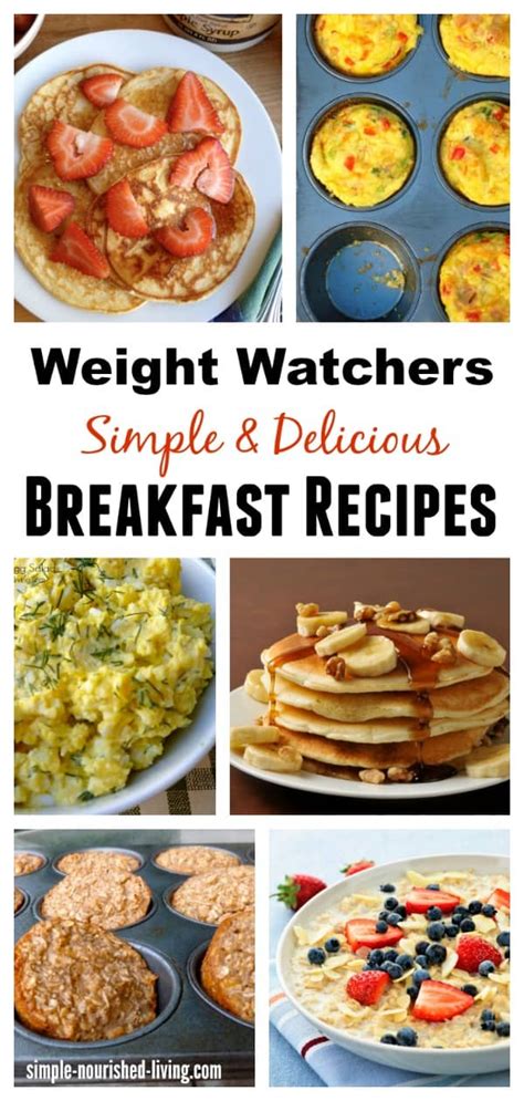 Weight Watchers Breakfast Recipes W Points Plus Values