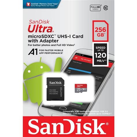 Trade In Sandisk 256gb Ultra Microsdxc Uhs I Card With Adapter Gamestop