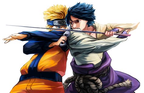 Naruto Vs Sasuke Render Asadashino By Asada Shino On Deviantart