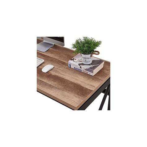 Bon Augure Industrial Home Office Desks Rustic Wood Computer Universe Furniture